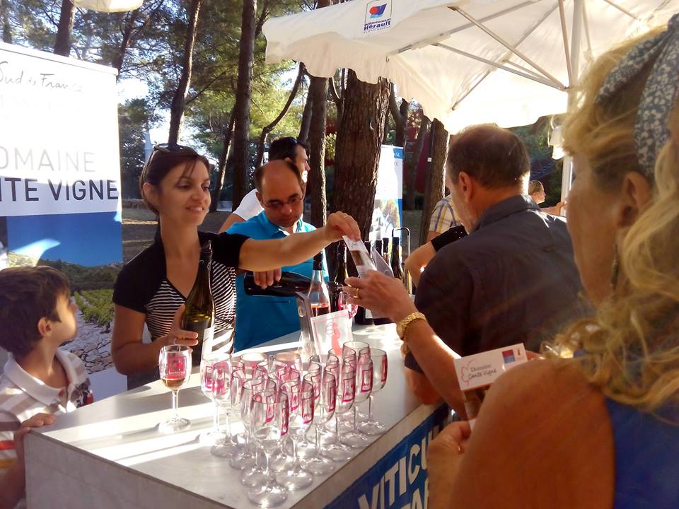 Dégustation sur stand